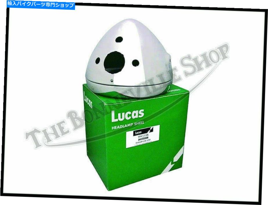 クロームパーツ Triumph BSA 1968-70純正Lucasヘッドライトシェル＆リムPN＃54523508＆99-9969 TRIUMPH BSA 1968-70 GENUINE LUCAS HEADLIGHT SHELL & RIM PN# 54523508 & 99-9969【並行輸入品】 35,109円