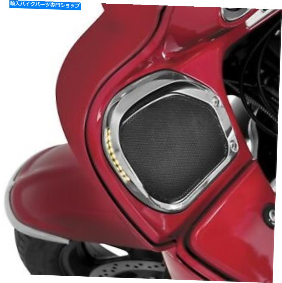 クロームパーツ Chrome Accessories 71-203 LEDターン信号スピーカーを表示 Show Chrome Accessories 71-203 LED Turn Signal Speaker【並行輸入品】