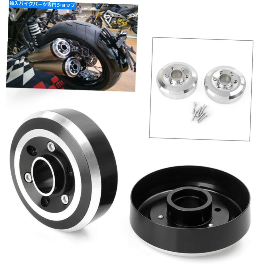 クロームパーツ オートバイの排気管カバーフィットBMW R 9月14 2015 2016ブラック/クロム Motorcycle Exhaust Pipes Cover Fit BMW R NINE T 14 2015 2016 Black/Chrome【並行輸入品】