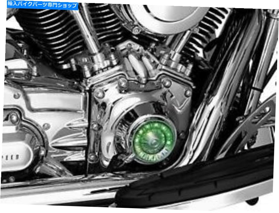 クロームパーツ v-Twin 8389のためのクライャキンタペットブロックアクセント KURYAKYN TAPPET BLOCK ACCENTS FOR V-TWIN 8389【並行輸入品】