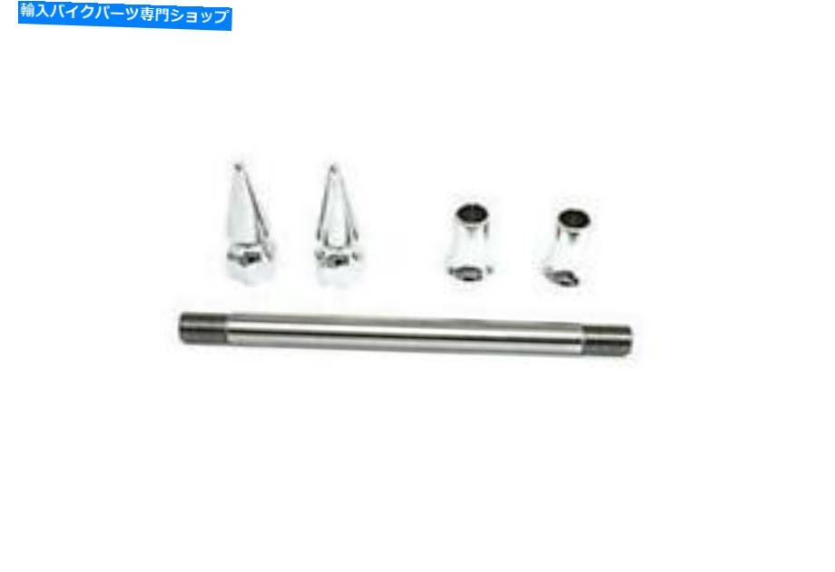 クロームパーツ Harley-Davidson用クロムフロントアクスルキット Chrome Front Axle Kit For Harley-Davidson【並行輸入品】