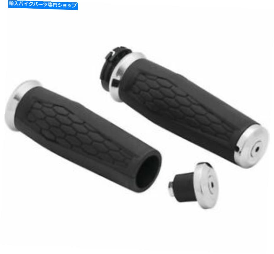 クロームパーツ クライャキン六角握りクローム5920 Kuryakyn Hex Grips Chrome 5920【並行輸入品】