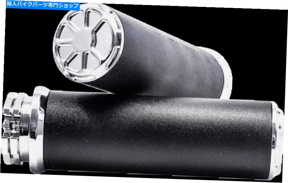 クロームパーツ LA-F400-00 - Fusion Grips、芸術的クロム LA Choppers - LA-F400-00 - Fusion Grips, Artistic Chrome【並行輸入品】