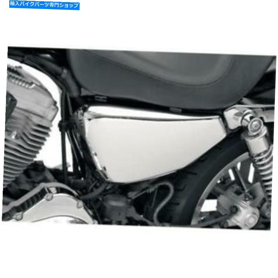 クロームパーツ ドラッグスペシャリ0520-0404サイドカバー - 右側、クロム Drag Specialties 0520-0404 Side Cover - Right Side, Chrome【並行輸入品】