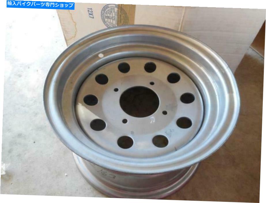クロームパーツ NOS ITPデルタフロントスチールホイールクロム/ブラック12x7 4/90 D12FB90 NOS ITP Delta Front Steel Wheel Chrome / Black 12x7 4/90 D12FB90【並行輸入品】