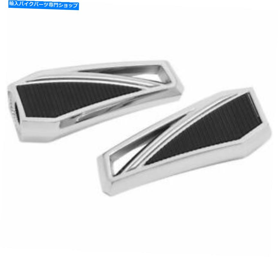 クロームパーツ Kuryakyn 5760アダプタのないファントムフットペッグ、クロム Kuryakyn 5760 Phantom Footpegs without Adapters, Chrome【並行輸入品】