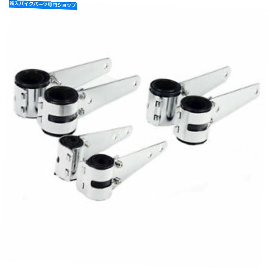 クロームパーツ バイクITオートバイのバイクのヘッドライトブラケットクローム - 49-54 mm Bike It Motorcycle Motorbike Headlight Brackets Chrome - 49-54 mm【並行輸入品】