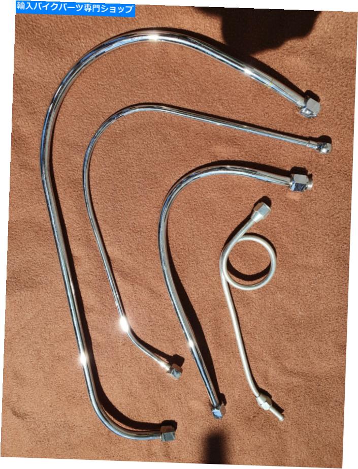 【楽天市場】クロームパーツ ハーレーダビッドソンWL WLA WLC WLD Flathead燃料とオイルラインパイプクロムのセット