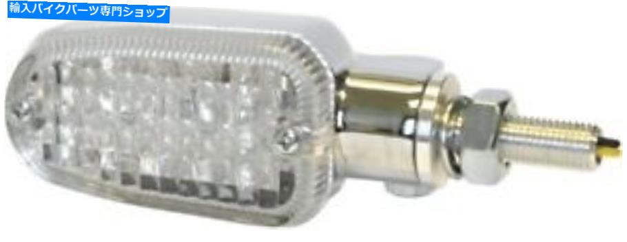 クロームパーツ K＆SドットLEDマーカーライト - クロム/クリア2ワイヤ26-7704CM K & S DOT LED Marker Lights - Chrome/Clear 2 wires 26-7704CM【並行輸入品】