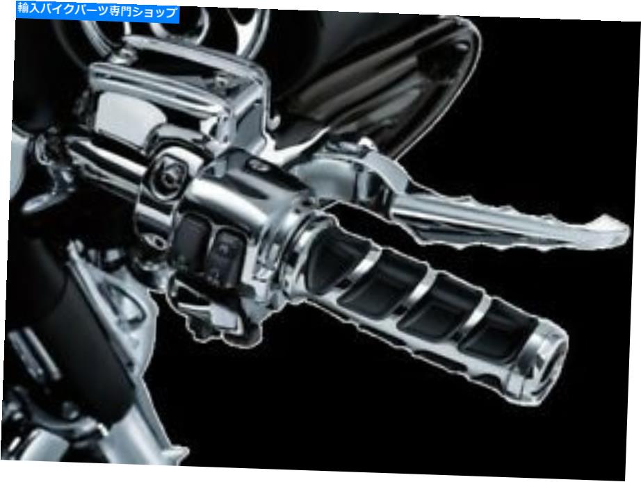 クロームパーツ Kuryakyn 6352速度論的グリップ Kuryakyn 6352 Kinetic Grips【並行輸入品】|Us Custom Parts Shop USDM