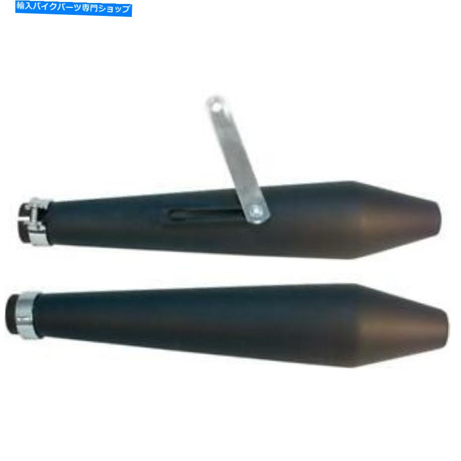 クロームパーツ EMGO 80-84032カフェマフラー - クロム Emgo 80-84032 Cafe Muffler - Chrome【並行輸入品】