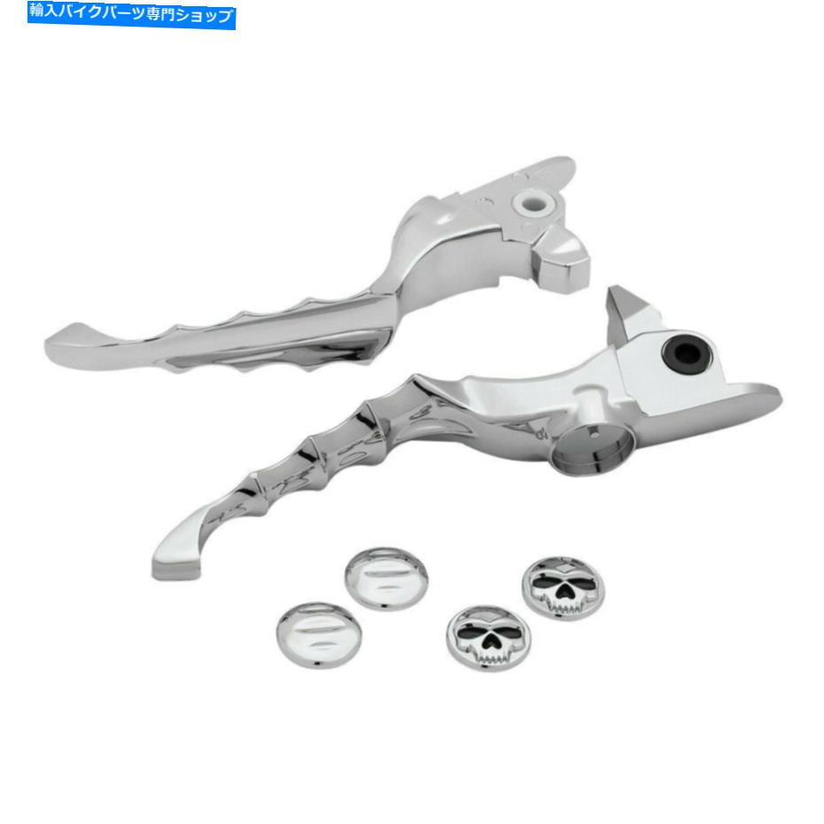 クロームパーツ Harley-Davidson Road King 2017-2018 Kuryakyn 1984ゾンビクロームレバー For Harley-Davidson Road King 2017-2018 Kuryakyn 1984 Zombie Chrome Levers【並行輸入品】