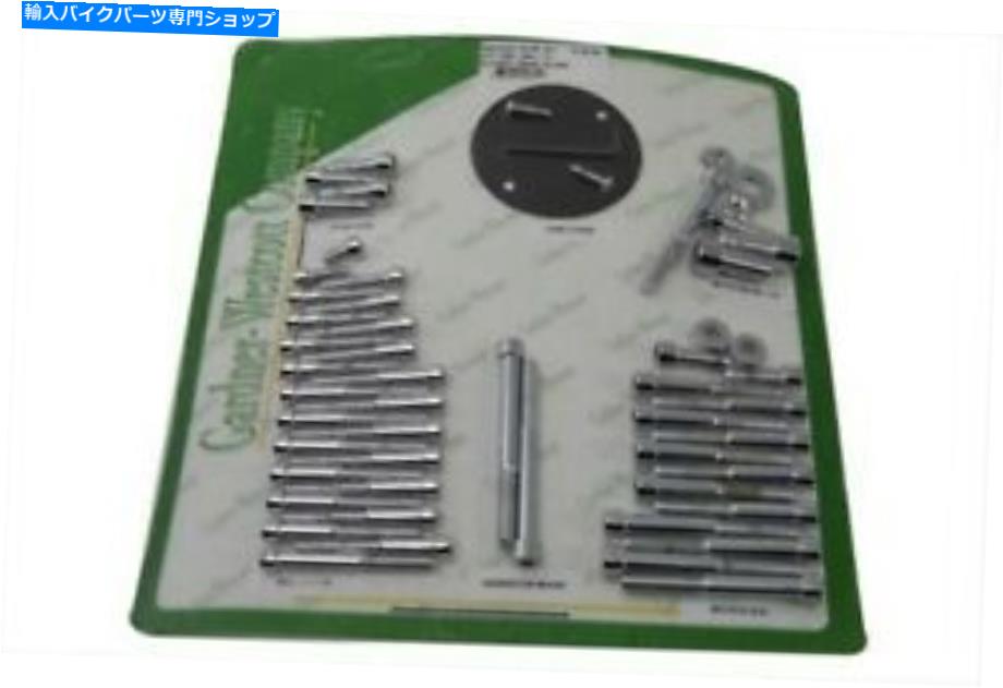 クロームパーツ エンジンドレスアップネジキットアレンクロームハーレースポーツスター（37-2089） Engine Dress Up Screw Kit Allen Chrome for Harley Sportster (37-2089)【並行輸入品】