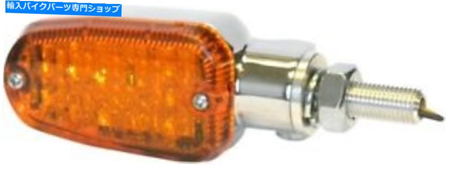 クロームパーツ K＆S 26-7700CMドットLEDマーカーライトクロム/アンバー2ワイヤー K & S 26-7700CM DOT LED Marker Lights Chrome/Amber 2 wires【並行輸入品】
