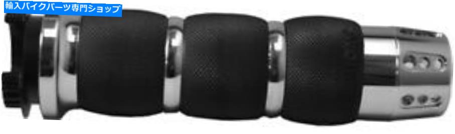 クロームパーツ エイボンエアクッションガトリングリップMT-AIR-90-CH-GAT Avon Air Cushioned Gatlin Grips MT-AIR-90-CH-GAT【並行輸入品】