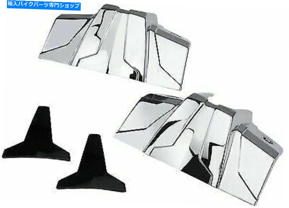 クロームパーツ CIRO 70000リフターブロックはクロム/ブラックをカバーしています CIRO 70000 Lifter Block Covers Chrome/Black【並行輸入品】