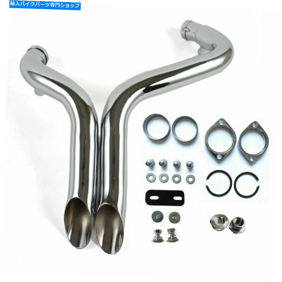 クロームパーツ 2 "ハーリースポーツスターソフトトリプルクロム用LAFエキゾーストパイプ/フランジキット 2" LAF Exhaust Pipes w/ Flange Kits for Harley Sportster Softail Triple Chrome【並行輸入品】|Us Custom Parts Shop USDM