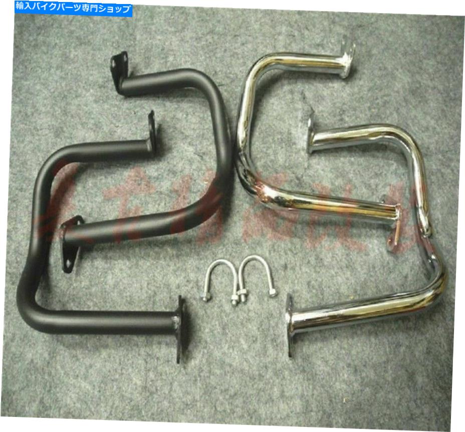 クロームパーツ ホンダCB400SSクローム/ブラック用エンジンガードクラッシュハイウェイプロテクターバー Engine Guard Crash Highway Protector bars for Honda CB400SS Chrome / Black【並行輸入品】|Us Custom Parts Shop USDM