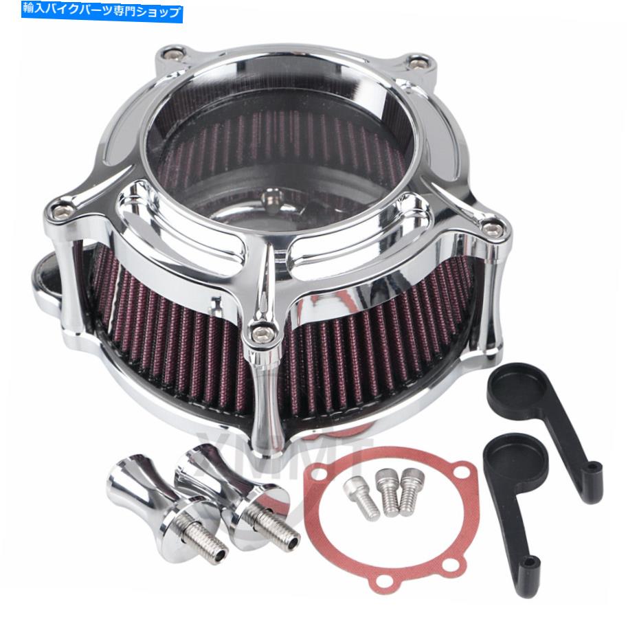クロームパーツ ハーレーロードキングカスタムFLHRS FLHRのためのモータークロームエアクリーナー吸気フィルター Motor Chrome Air Cleaner Intake Filter For Harley Road King Custom FLHRS FLHR【並行輸入品】｜Us Custom Parts Shop USDM 37,742円