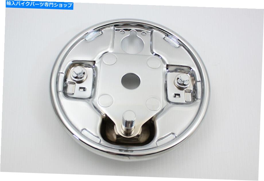 クロームパーツ FL FX 1963-1972ハーレーダビッドソンのための後部油圧ブレーキバッキングプレートクロム Rear Hydraulic Brake Backing Plate Chrome for FL FX 1963-1972 Harley Davidson【並行輸入品】