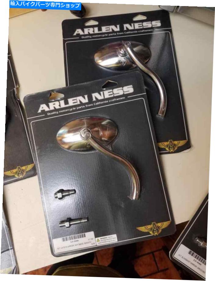 クロームパーツ Arlen Ness Mirrors 13-046↓ - オリジナルのタイトルを表示 Arlen Ness Mirrors 13-046 左右- show original title【並行輸入品】