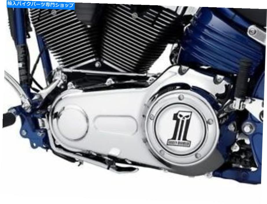 クロームパーツ ハーレースカルナンバー1ダービーカバーDYNAソフトツアーウルトラツインカム25331-10 Harley skull number 1 derby cover dyna softail touring ultra twin cam 25331-10【並行輸入品】|Us Custom Parts Shop USDM