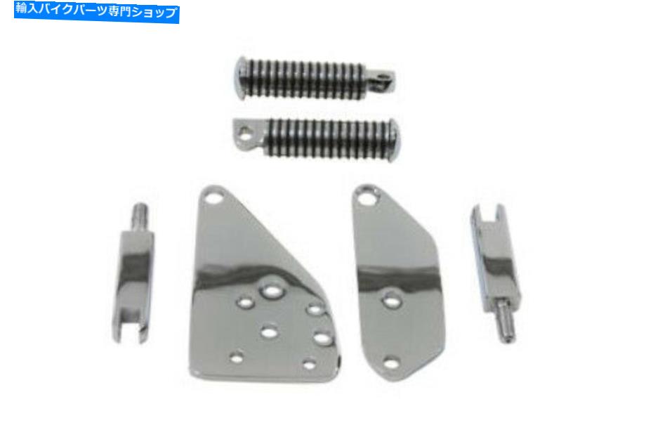 クロームパーツ 71-84ハーレーFXシャベルヘッドシャベル Vtwin Chrome Highway Bar Kit with Footpegs For 71-84 Harley FX ShovelHead Shovel【並行輸入品】