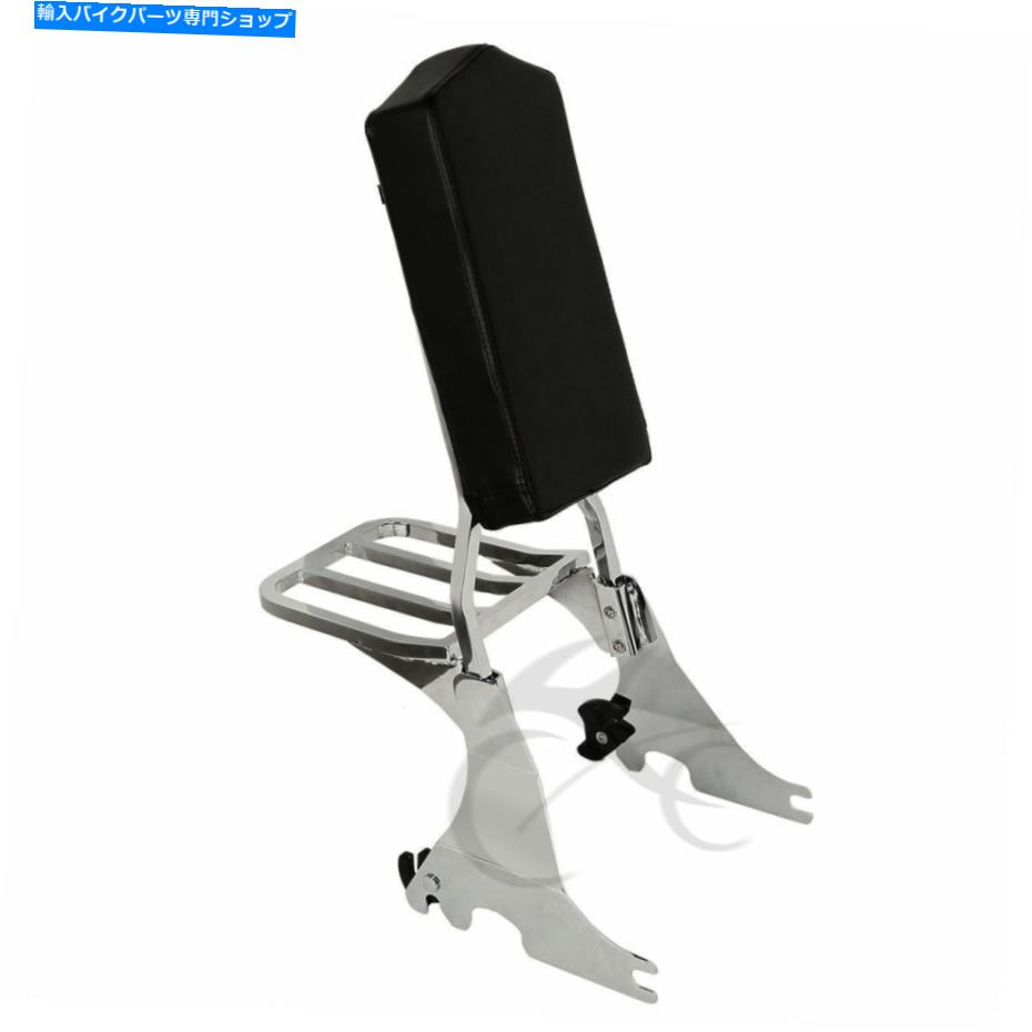 クロームパーツ Chrome Backrest Sissy BarラジュックラッコットハーリースポーツスターXL 2004-後ろ - オリジナルタイトルを表示 Chrome Backrest Sissy Bar ラゲッジラックフィット Harley Sportster XL 2004-Later- show original title【並行輸入品】