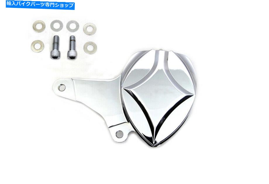 クロームパーツ クロームビレットフロント2ピストンキャリパーブラケットフィットハーレー - ダビッドソン Chrome Billet Front 2 Piston Caliper with Bracket fits Harley-Davidson【並行輸入品】