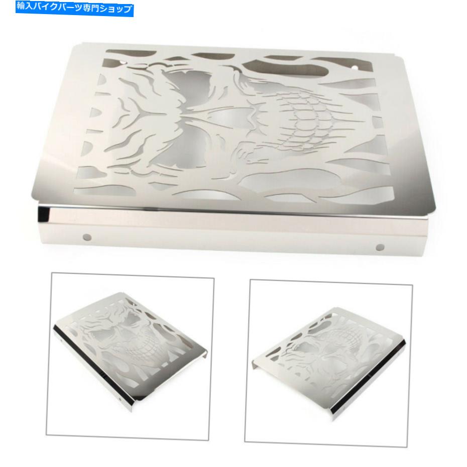 クロームパーツ スズキBoulevard C109R Intruder VLR1800用スカルステンレスラジエーターガードカバー Skull Stainless Radiator Guard Cover for Suzuki Boulevard C109R Intruder VLR1800【並行輸入品】｜Us Custom Parts Shop USDM