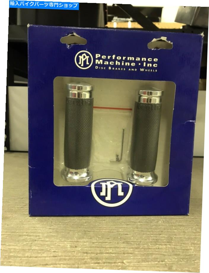 クロームパーツ パフォーマンス機械クロームグリップ7/8ハーレーダビッドソンケーブル Performance Machine Chrome Grips 7/8 Harley Davidson Cable Operated【並行輸入品】
