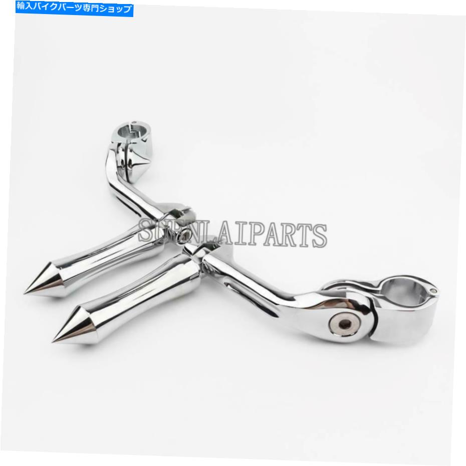 クロームパーツ Harley Electra Glide Road King Flhr用クロームエンジンガード高速道路フットペグ Chrome Engine Guard Highway Foot Pegs For Harley Electra Glide Road King FLHR【並行輸入品】