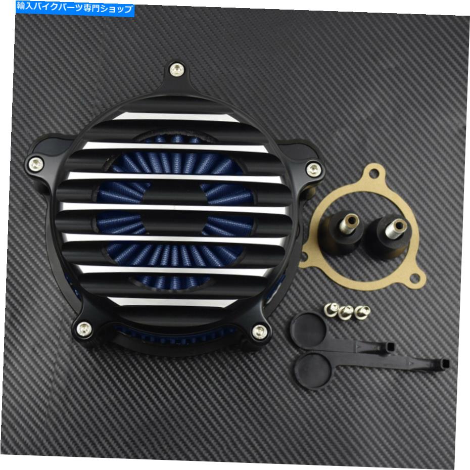 クロームパーツ Chrome Stripe Air Cleaner Blue Air Filter Fit Harley Touring 17-19 Suspail Chrome Stripe Air Cleaner Blue Air Filter Fit For Harley Touring 17-19 Softail【並行輸入品】｜Us Custom Parts Shop USDM