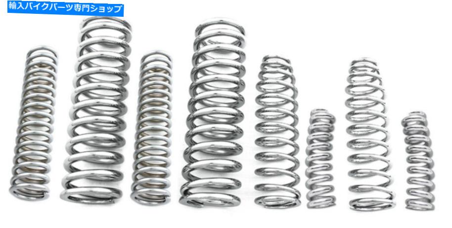 クロームパーツ ハーレーナックルUL＆PAN Spring Fork 1936 - 1948 Springerのためのクロムスプリングセット Chrome SPRING SET for Harley Knuckle UL & Pan Spring Fork 1936 - 1948 Springer【並行輸入品】