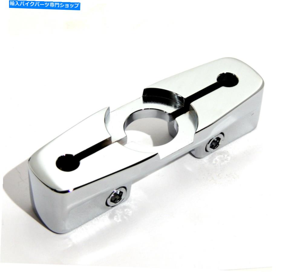 クロームパーツ Springer Top Tree Inline耳のクロムw /ライザーマウントハーレーBobberチョッパー SPRINGER TOP TREE INLINE NO EARS CHROME w/ RISER MOUNT HARLEY BOBBER CHOPPER【並行輸入品】