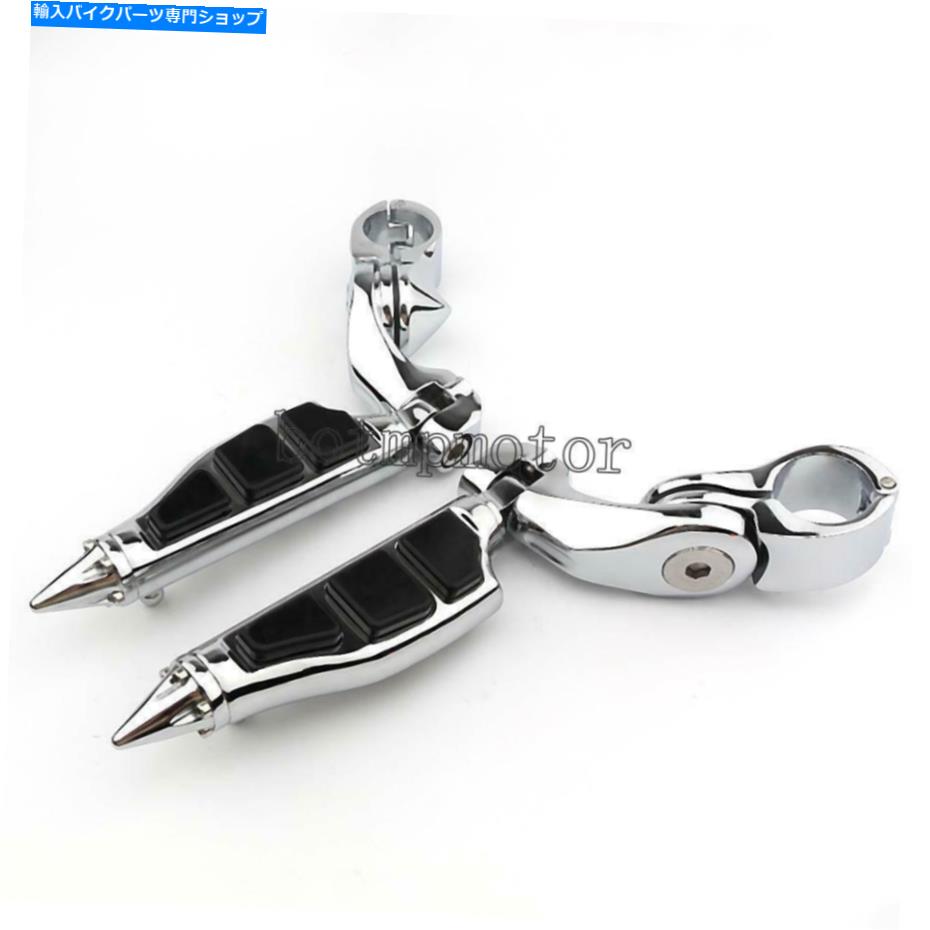 クロームパーツ 1-1 / 4 "ハーリースポーツスター1200カスタムXL1200CのためのChromeエンジンガードフットペグ 1-1/4" Chrome Engine Guard Foot Pegs For Harley Sportster 1200 Custom XL1200C【並行輸入品】|Us Custom Parts Shop USDM