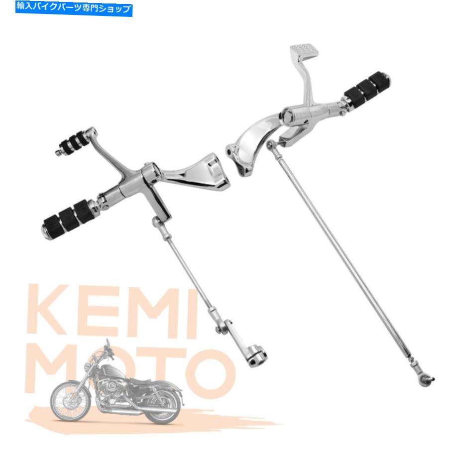 クロームパーツ 2004-2013 Sportster 883 1200フォワードコントロールキットレバーリンケージChrome For 2004-2013 Sportster 883 1200 Forward Controls Kits Levers Linkages Chrome【並行輸入品】