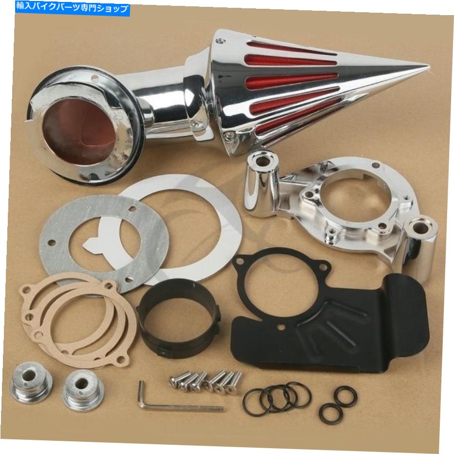 クロームパーツ Chromeスパイクエアクリーナリー摂取フィルターフィットハーリーツーリングロードグライド08-12 Chrome Spike Air Cleaner Intake Filter Fit For Harley Touring Road Glide 08-12【並行輸入品】｜Us Custom Parts Shop USDM