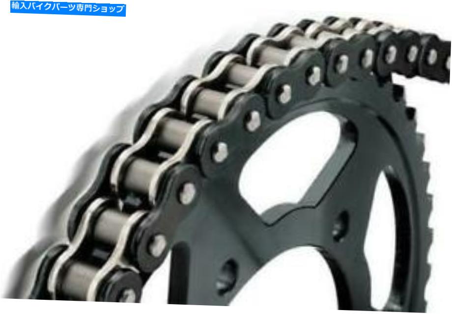 クロームパーツ Bikemaster 530 BMOR Oリングチェーン120リンクブラック/クロム BikeMaster 530 BMOR O-Ring Chain 120 Links Black/Chrome【並行輸入品】
