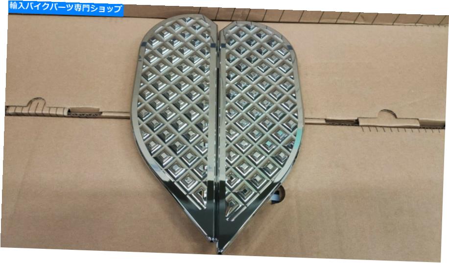 クロームパーツ ハーレー - ダビッドソンドレッサーカスタムオートバイのためのクロムダイヤモンドのフロアボードPEG Chrome Diamond Floorboards Pegs for Harley-Davidson Dressers Custom Motorcycle【並行輸入品】｜Us Custom Parts Shop USDM