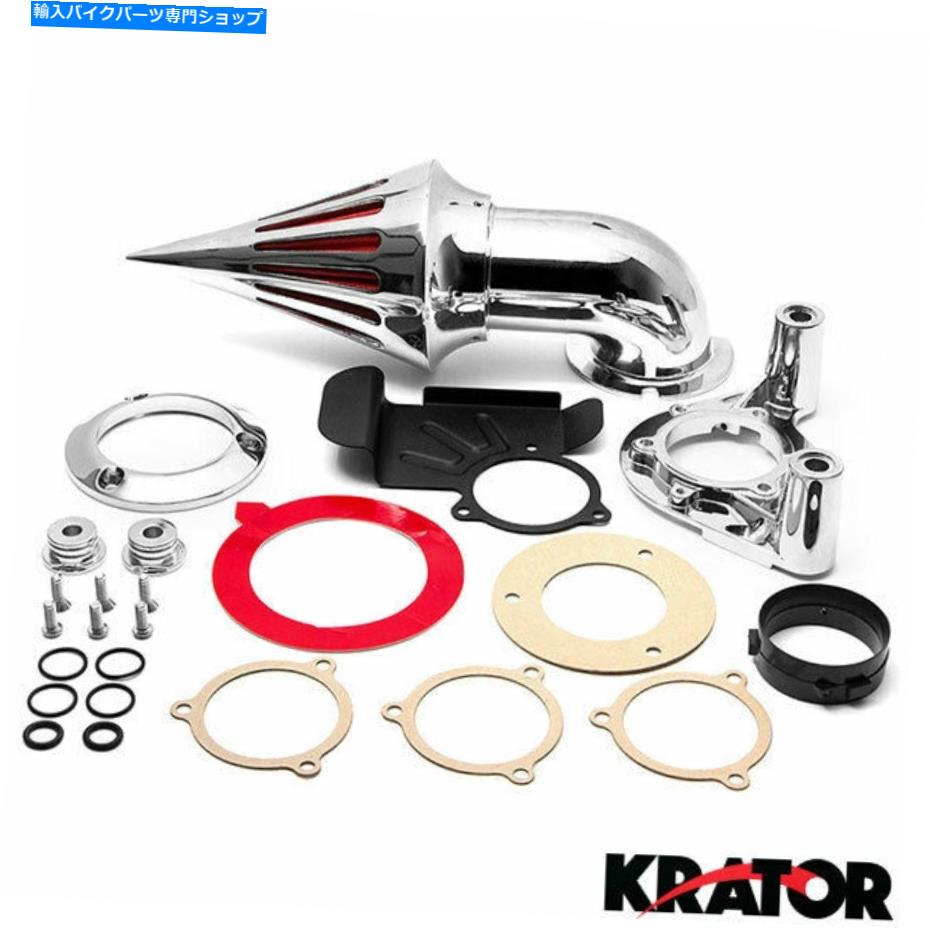 クロームパーツ 2008-2012ハーレーダビッドソンダイナツーリングのためのクロムスパイクエアクリーナー摂取キット Chrome Spike Air Cleaner Intake Kit For 2008-2012 Harley Davidson Dyna Touring【並行輸入品】|Us Custom Parts Shop USDM