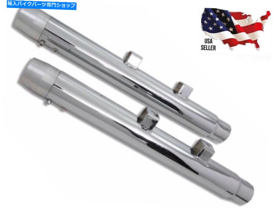 クロームパーツ 2.25 "直径クロムストレートマフラーセットハーリースポーツスター2014-2021 XL1200 883 2.25" Diameter Chrome Straight Muffler Set Harley Sportster 2014-2021 XL1200 883【並行輸入品】|Us Custom Parts Shop USDM