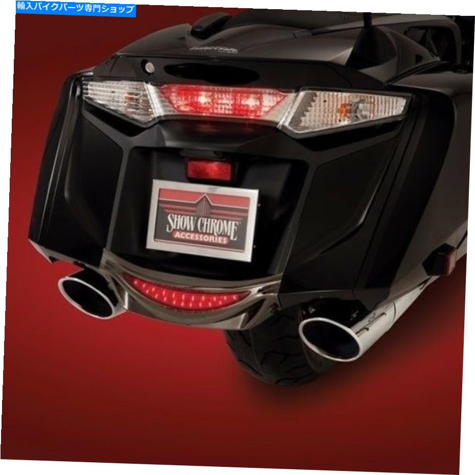 クロームパーツ Show Chrome 52-819SKスモークLEDリアフェンダーはホンダゴールドウィング1800 Show Chrome 52-819SK Smoked LED Rear Fender For Honda Goldwing 1800【並行輸入品】