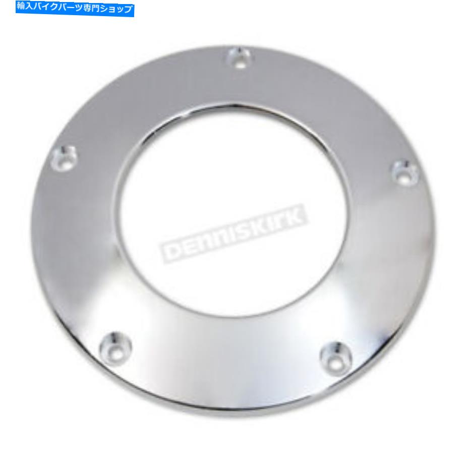 クロームパーツ V-TWIN製造クローム5ホールビレットC-THRUダービーカバー - 42-0240 V-Twin Manufacturing Chrome 5-Hole Billet C-Thru Derby Cover - 42-0240【並行輸入品】｜Us Custom Parts Shop USDM