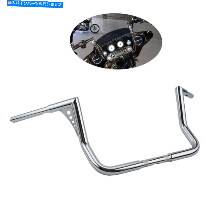 クロームパーツ 12「RISE 1-1 / 4」ハンドルバーフィットハーレーツーリングElectra Glide Flht Flhtc Chrome 12" Rise 1-1/4" Handlebar Fit For Harley Touring Electra Glide FLHT FLHTC Chrome【並行輸入品】|Us Custom Parts Shop USDM
