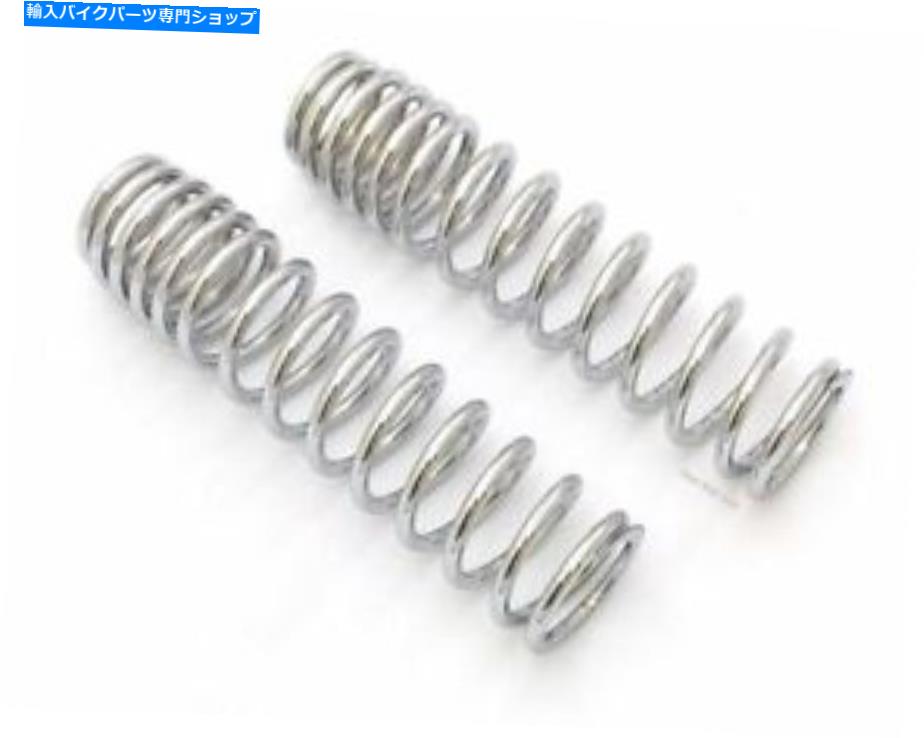 クロームパーツ プログレッシブ12シリーズスプリング - ヘビーデューティ - クロム Progressive 12 Series Springs - Heavy Duty - Chrome【並行輸入品】