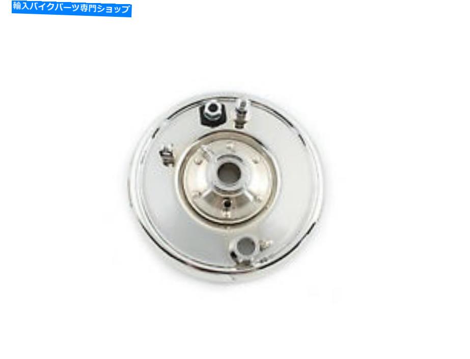 クロームパーツ V-TWIN 23-3076 - フロントメカニカルブレーキバッキングプレートクロム V-Twin 23-3076 - Front Mechanical Brake Backing Plate Chrome【並行輸入品】|Us Custom Parts Shop USDM
