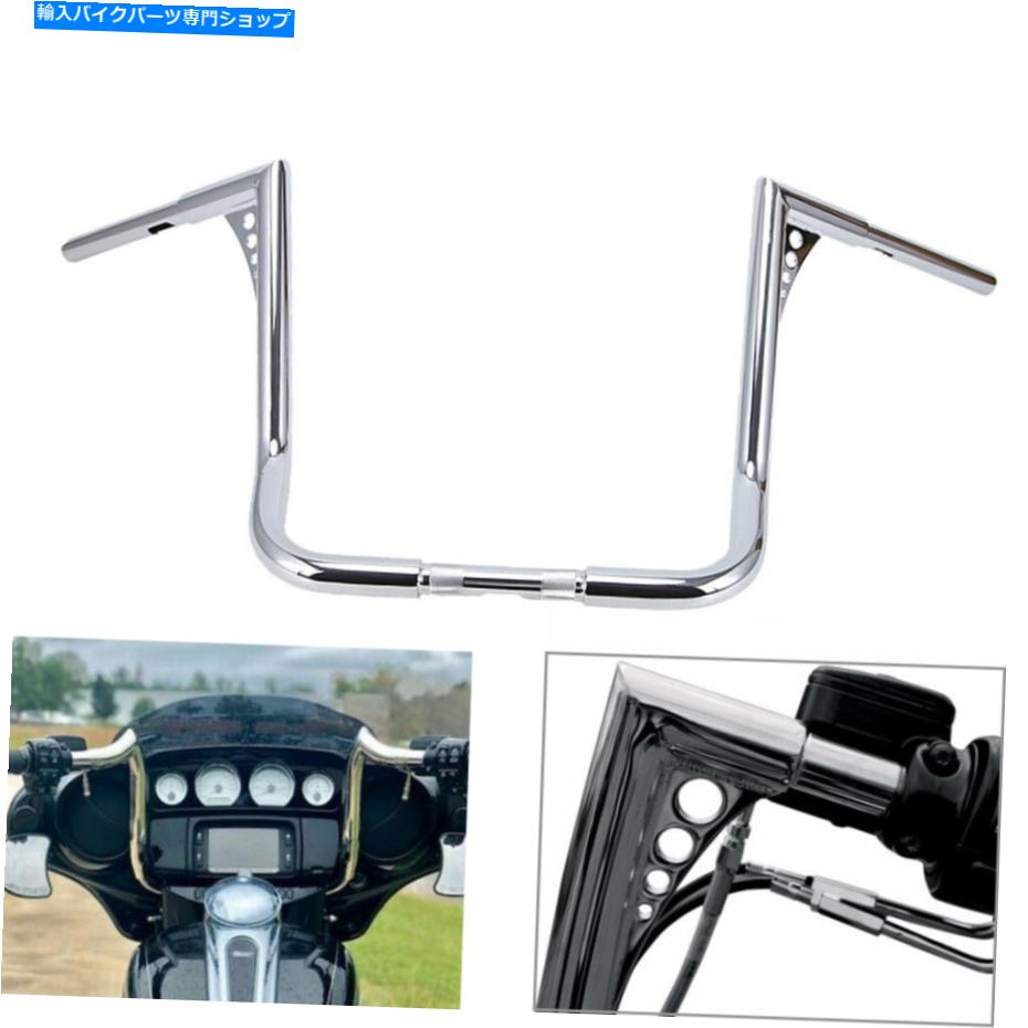 クロームパーツ 16「RISE 1-1 / 4」APEハンガーハンドルハンドルハンドルハンドルバー 16" Rise 1-1/4" Ape Hanger Handlebars For Harley Road King Electra Glide 1982-21【並行輸入品】|Us Custom Parts Shop USDM