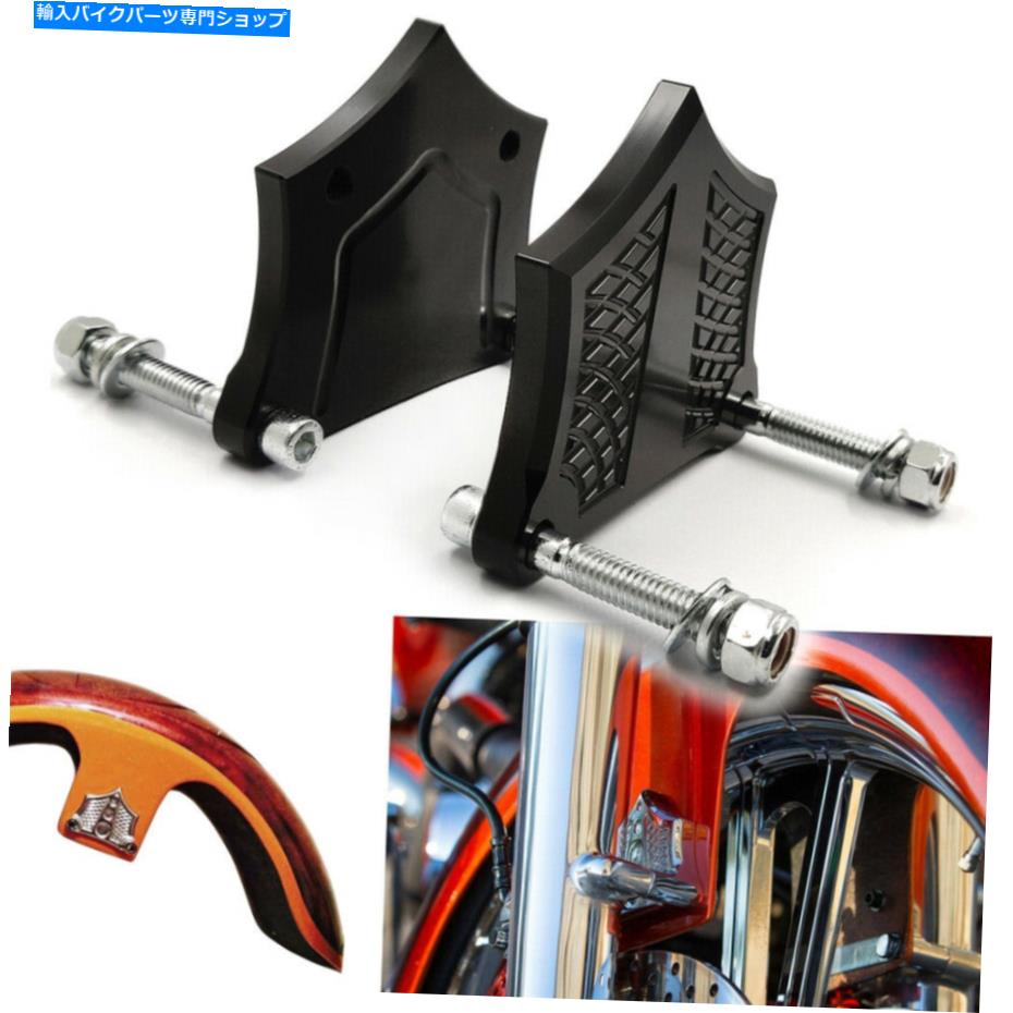 クロームパーツ Chrome-E-O黒コントラスト0.39「ハーレーバッグ用フェンダースペーサー26 30」49mm低 CHROME-E-O Black Contrast 0.39" Fender Spacer For HARLEY Baggers 26 30" 49mm low【並行輸入品】|Us Custom Parts Shop USDM