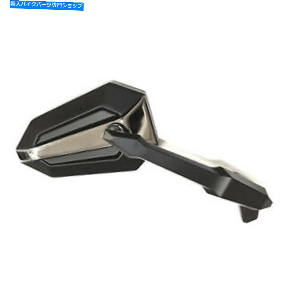 クロームパーツ CIPA 01949オートバイミラーキット超黒いクロム左右側ペア CIPA 01949 Motorcycle Mirror Kit Ultra Black Chrome Left Right Side Pair【並行輸入品】